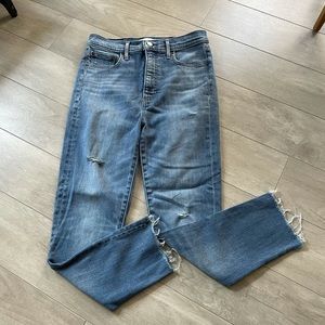 Denim Forum LOLA High rise skinny crop jean